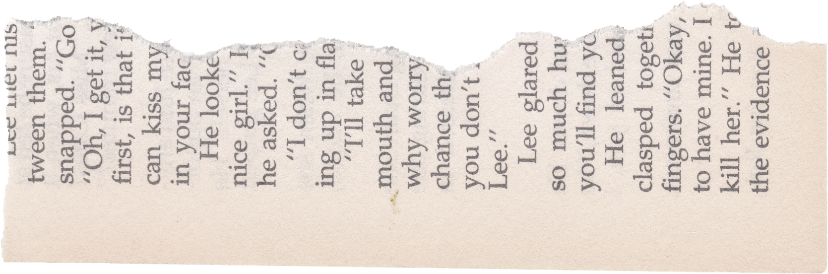 Ripped paper texture newspaper