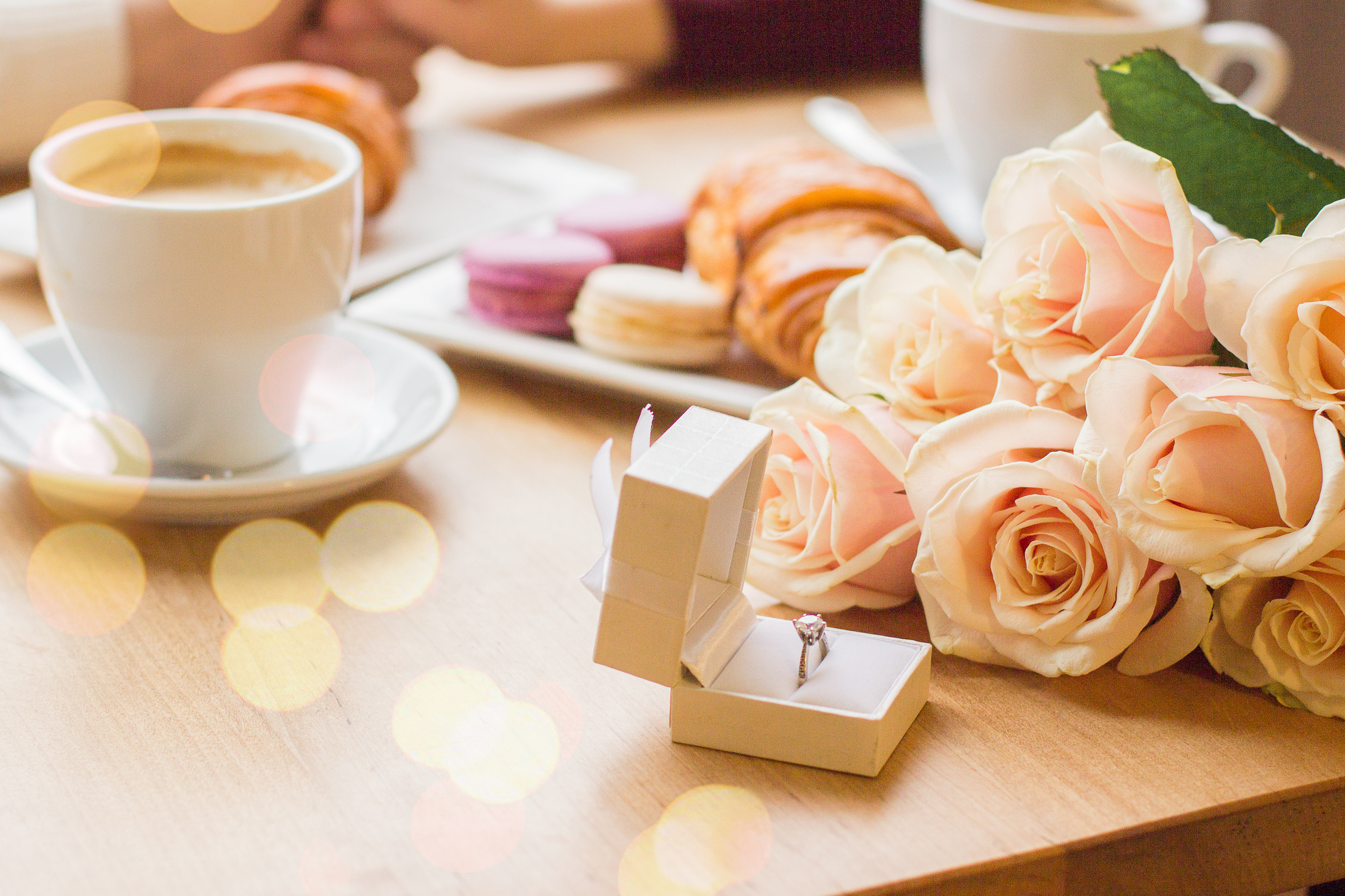 Marriage proposal concept